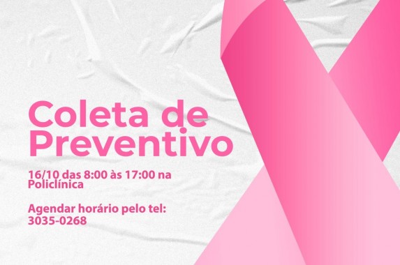 Outubro Rosa: PoliClínica Guairacá realiza Dia D para coleta de preventivos gratuitamente